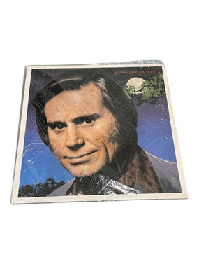 Vintage George Jones Vinyl LP Shine On Album 1983 Epic Country Black Canada